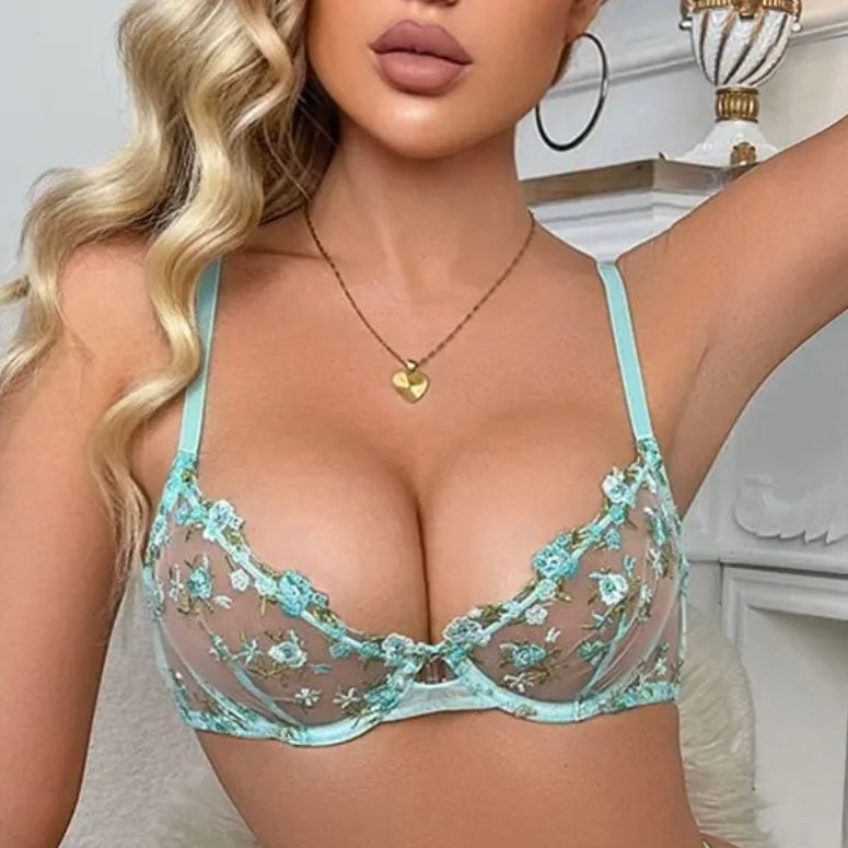 About the Bra - Eileen Embroidered Bra - More Colors