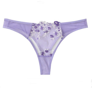About the Bra - Eileen Thong - Royal/Red/Lilac