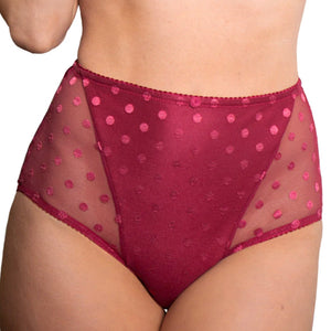 Fit Fully Yours - Carmen Polka-Dot High Rise Brief - More Colors