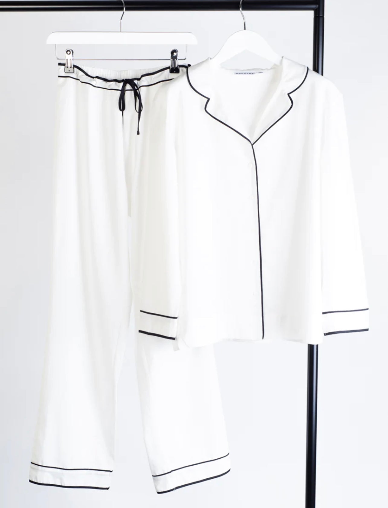 Breathe - Luxury Organic Cotton Pyjamas - White