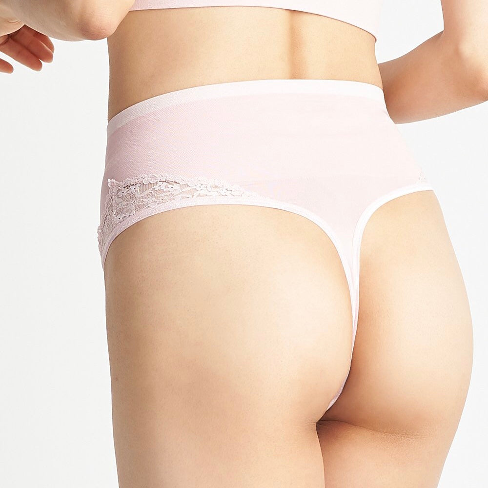 Yummie - Lace Insert Light Shaping Thong - More Colors